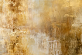 Abstraktes Gemälde in Gold – Elegantes Wohnzimmer von Joriali Abstrakte Kunst