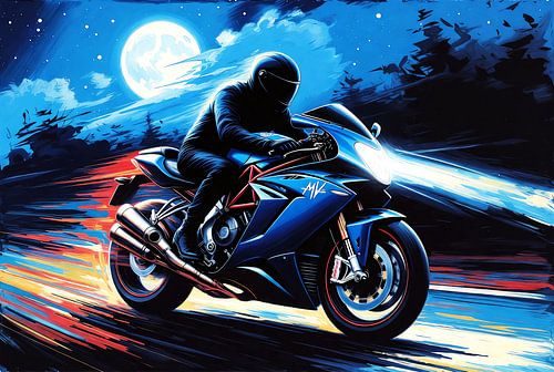 Met de motor door de nacht XI