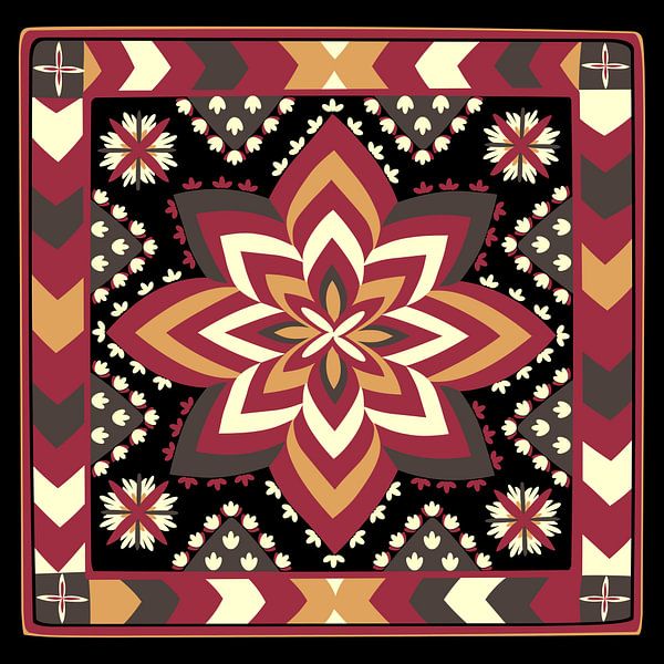 Dalarna star purple by Studio Mattie