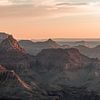 Grand Canyon - Het eerste licht (HighRes) van Remco Bosshard