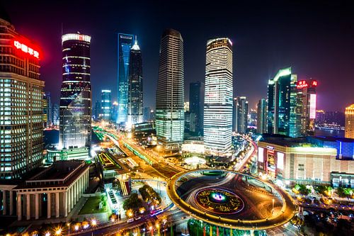 Shanghai bei Nacht