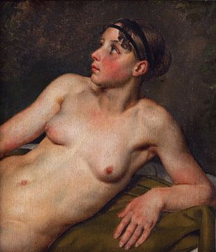 Christopher Wilhelm Eckersberg, Nu féminin couché, 1811 sur Atelier Liesjes