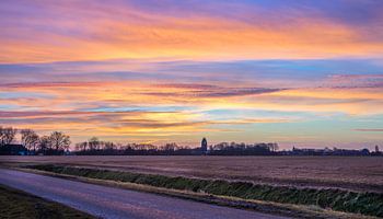 Kleurrijke zonsopkomst