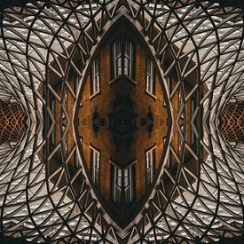 Abstracte Symmetrie von King's Cross von Bas Potman