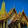 Gouden tempel, Wat-Phra-Kaew, Thailand van Rietje Bulthuis