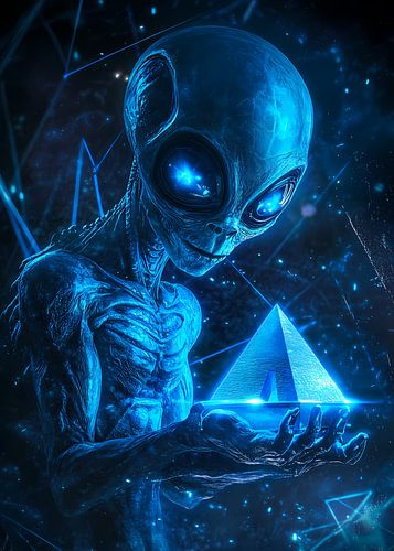 Mystère Alien Bleu – Créateur de la Pyramide