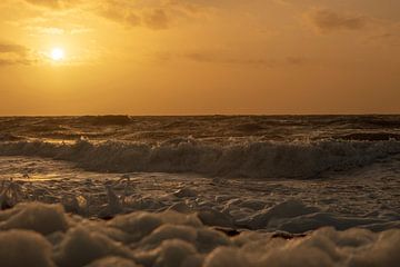 avond op het strand van Zoutelande van anne droogsma