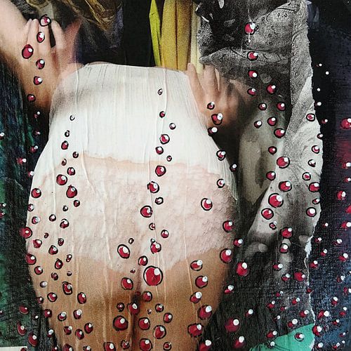 Ik wil je billen zien - Collage uit mijn Art Journal