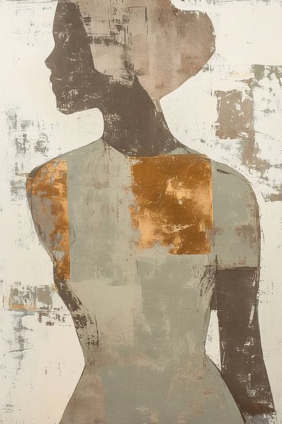Female figure by Abstract Painting