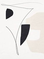 Organische abstracte kunst - aardse tinten