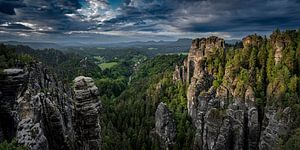 Panoramabild Sächsische Schweiz