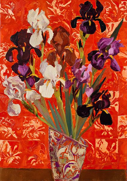 Irisblüten | Floral Burst von Blumen Studio