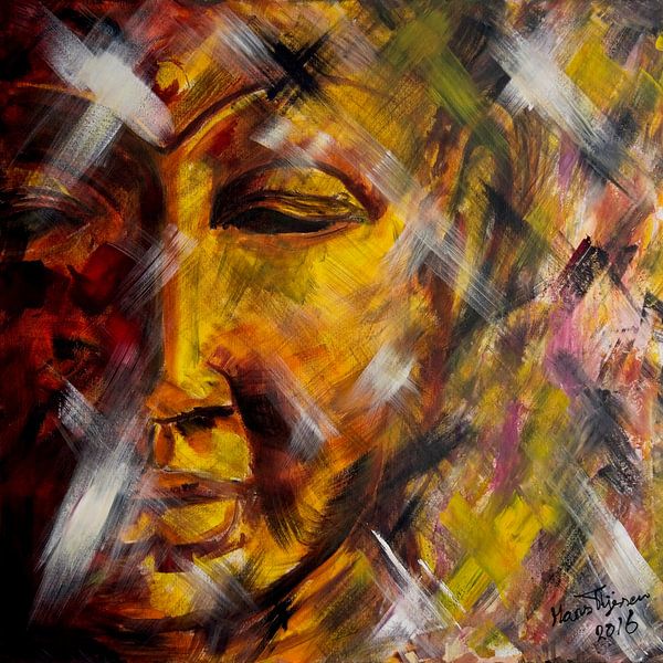 Jaune Bouddha par Hans Tijssen