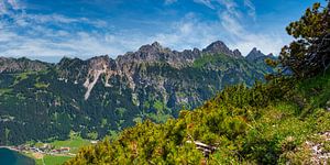 Panorama de la montagne depuis la Krinnenspitze sur Walter G. Allgöwer