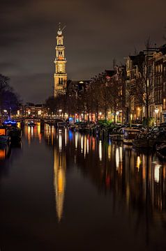 Amsterdam at night by Hans van Oort
