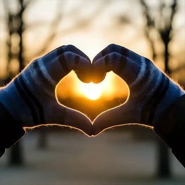 Winter warmth in the evening light