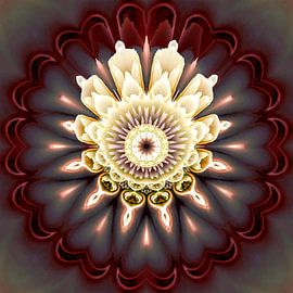 Fleur cosmique sur Nina IoKa