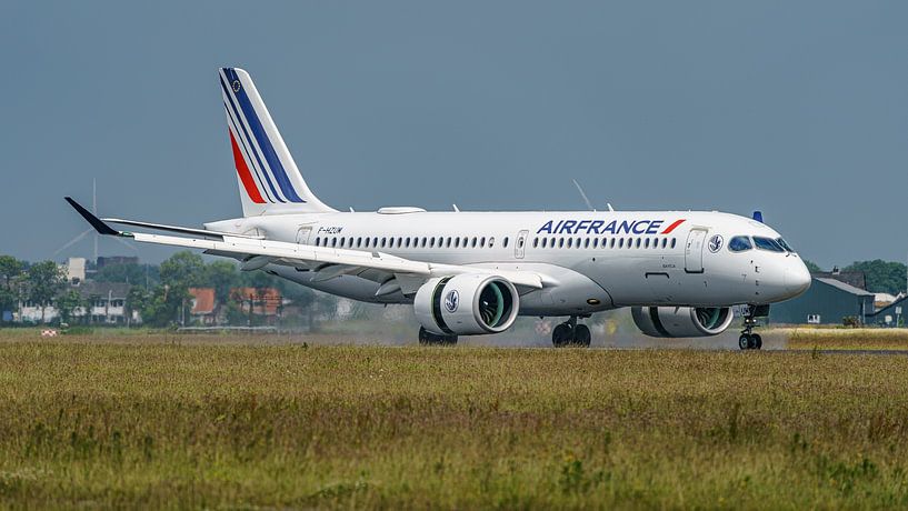 Landed Air France Airbus A220-300. by Jaap van den Berg