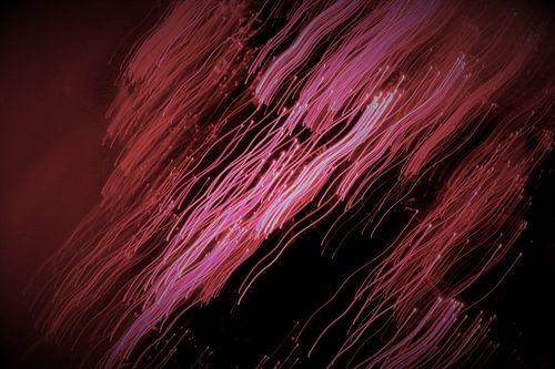 douche van paarse vallende sterren