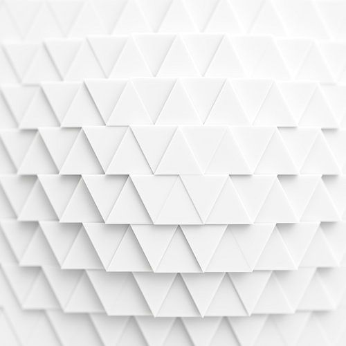 Minimalistische weiße Dreiecke