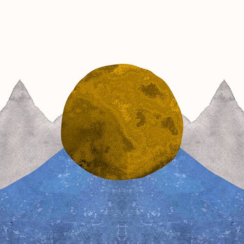 Gouden Maan en Grijze Bergen