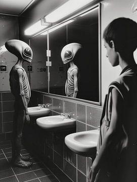 Rencontre avec un alien | Zone 51 sur Frank Daske | Foto & Design