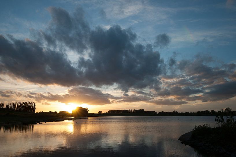 Sunset Beuning Aue von Robben