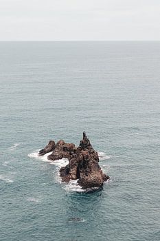 Felsen im Meer | Teneriffa Spanien Kunstdruck