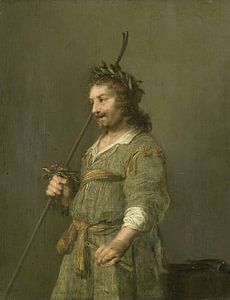 Porträt eines Mannes, gekleidet als Hirte, Hendrik Gerritsz. Topf
