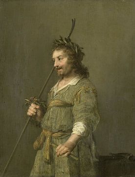 Portrait of a man, dressed as a shepherd, Hendrik Gerritsz. Pot