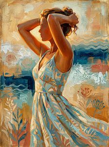 Summer Breeze by the Shore