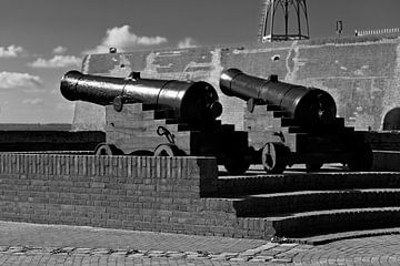 Kanonnen in Vlissingen van Anton de Zeeuw