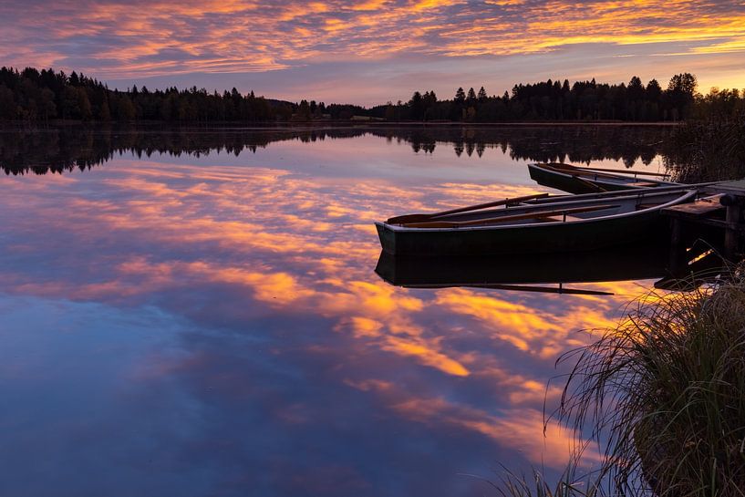 Morgenrot am Bad Bayersoier See von Andreas Müller