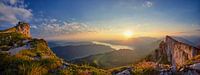 Zonsopgang op de Schafbergspitze