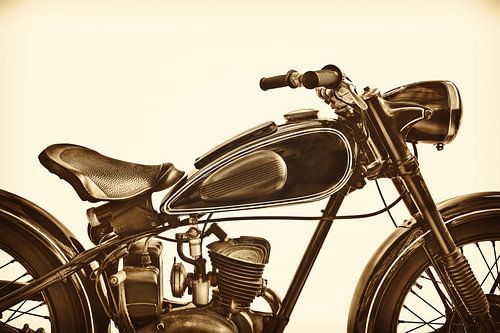 Das Oldtimer-Motorrad