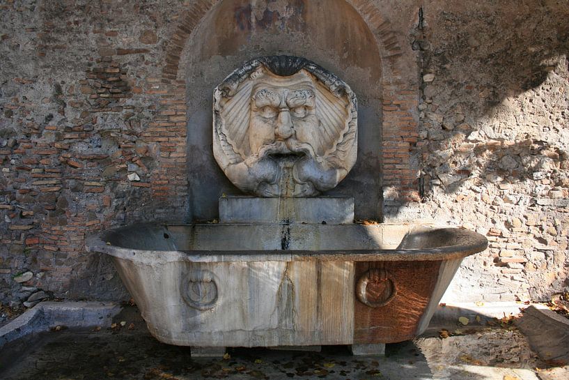 Fontein in Rome van Floortje Mink