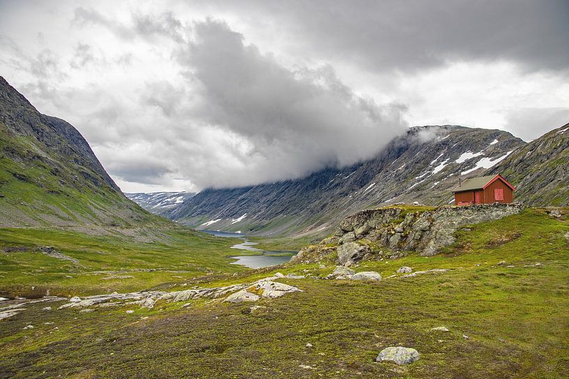 Leaving in the Geirangerfjord by Corine Maas