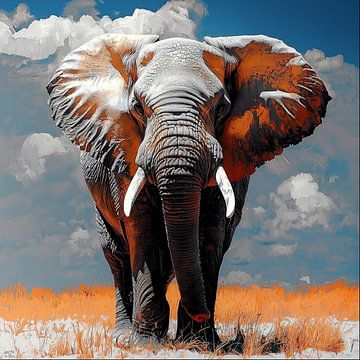 Afrikaanse Olifant van PixelPrestige