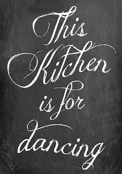 this kitchen is for dancing