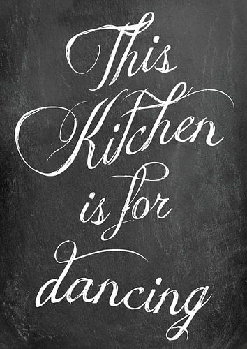 this kitchen is for dancing