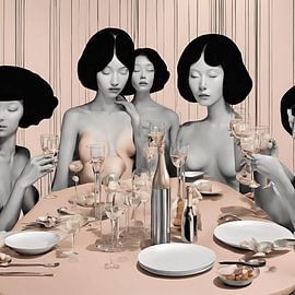 Champagne dinner by Jacinta Bijlsma