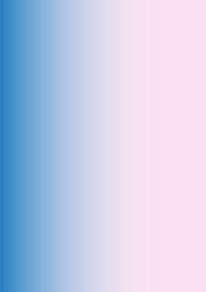 Dégradé de bleu sur un fond rose tendre. Cet imprimé fait vraiment sensation dans votre intérieur. par Studio Allee