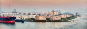 BP-Öllager im Hafen von Rotterdam, Niederlande.