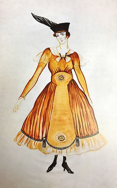 Olga Rozanova - Dress Design von Peter Balan