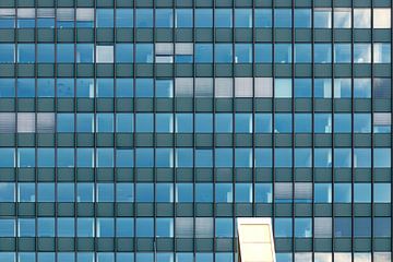 BERLIN Glasfassade - blue solution von Bernd Hoyen