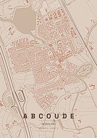 Stadtplan von Abcoude von Stef van Campen