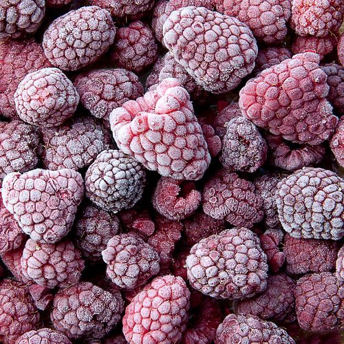 Frozen Raspberries.