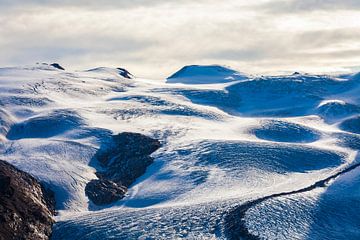 Gornergletscher im Monte-Rosa-Massiv in der Schweiz von Werner Dieterich