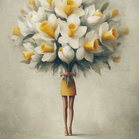 Fleur printanière sur Mirjam Duizendstra