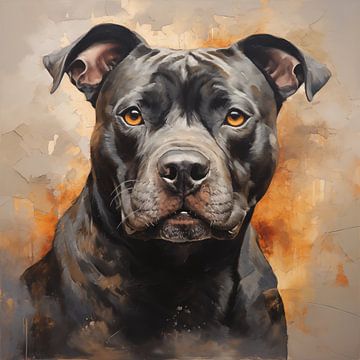 Staffordshire Bull Terrier by TheXclusive Art